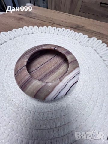 Пепелник от оникс или мрамор, снимка 3 - Други - 53439336