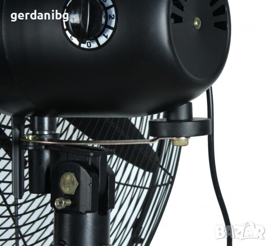 Професионален вентилатор с водна мъгла Gerdani BG, 26”, 41L, 260W, черен, снимка 2 - Вентилатори - 46096650