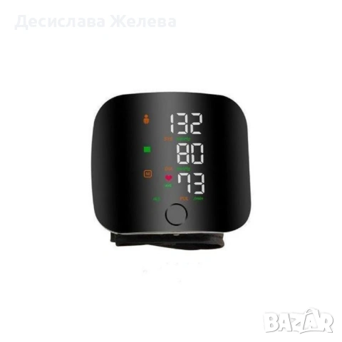 Преносим дигитален апарат за кръвно налягане за китка с LCD дисплей и памет, снимка 4 - Смарт гривни - 53397136