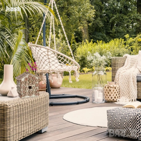 Декоративна къщичка за птици Relaxdays за окачване, необработена дървесина, балкон, градина, кутия з, снимка 5 - Декорация за дома - 53585535