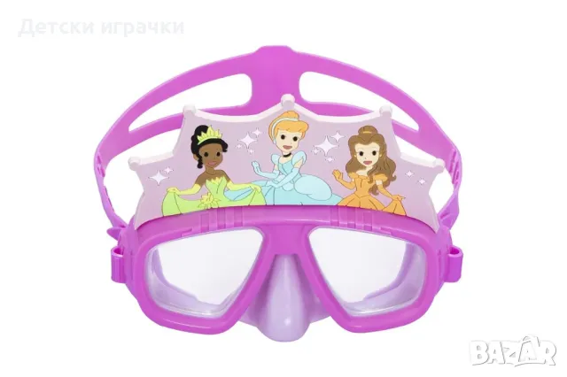 Детска маска за гмуркане Принцеси Princess, Bestway, UV защита, снимка 9 - Други - 50061815