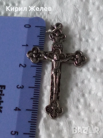 Старо метално крсче 53823, снимка 5 - Други ценни предмети - 53490510