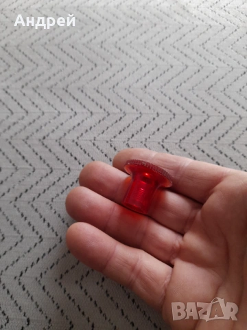 Стар бутон за ключ аварийни светлини Москвич, снимка 3 - Други ценни предмети - 53386169