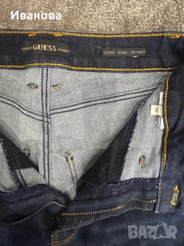 Дамски дънки с висока талия GUESS, снимка 5 - Дънки - 49870615