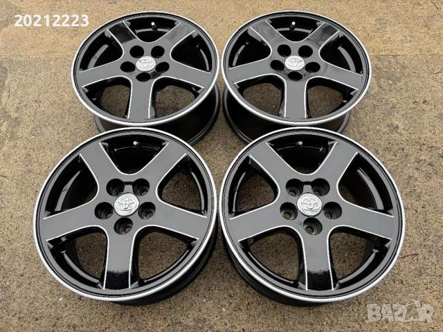 4 броя алуминиеви джанти за Toyota Yaris-Hybrid 15, снимка 2 - Гуми и джанти - 53380169