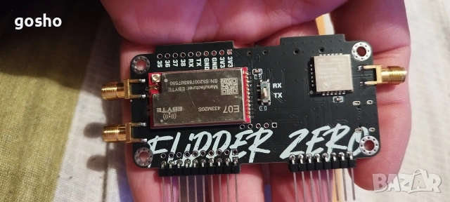 CC1101 + NRF24 + ESP32 разширителна платка за Flipper Zero, CC1101 многовходов разширителен модул, снимка 3 - Други - 53596809