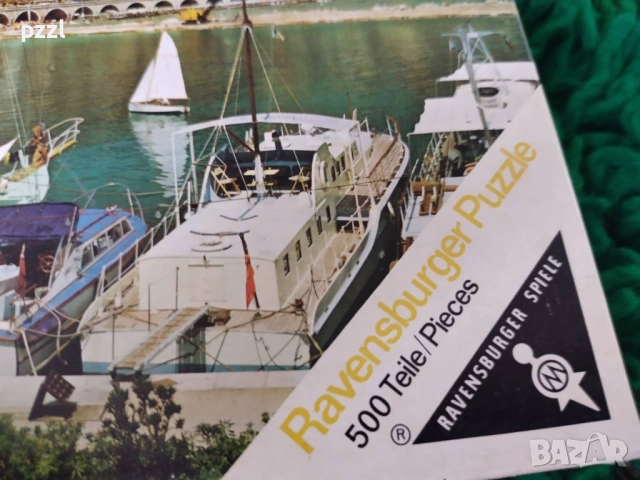 Пъзел "Menton” Ravensburger 1972г. 500 части, снимка 3 - Пъзели - 53966473