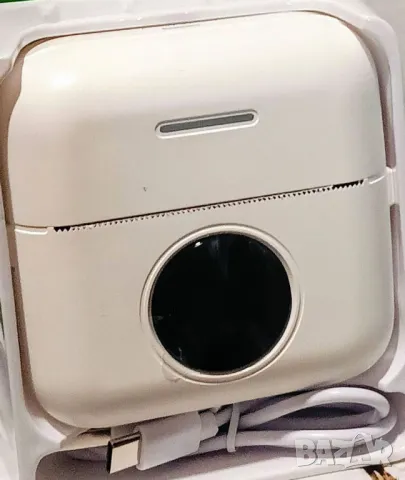 Мини принтер за печат+ 5ленти стикери, снимка 3 - Принтери, копири, скенери - 49751993