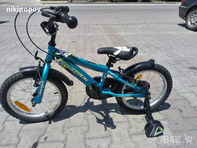 PASSATI Велосипед 16" SAMURAI син, снимка 8 - Велосипеди - 53558848