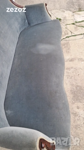 Антикварен диван масив орех, снимка 8 - Дивани и мека мебел - 54087029