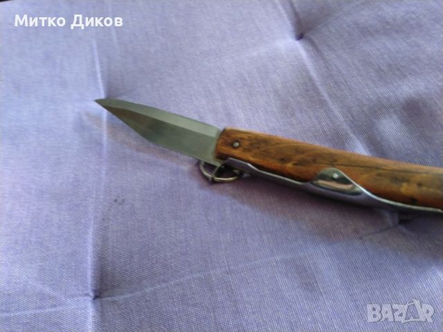 Старо джобно френско ножче 3 звезди 135х97мм острие, снимка 5 - Ножове - 45161174