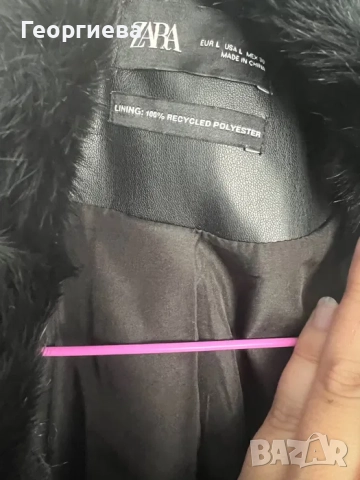 Уникално дамско палто Zara, снимка 7 - Палта, манта - 52621206