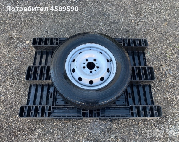 Резервна гума+Джанта 15цола 5x118 за бус Fiat Ducato,Iveco Daily,Citroen Jumper,Peugeot Boxer,Opel M