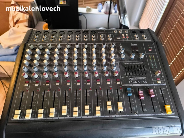 АПАРАТУРА OMNITRONIC LS-1222A Powered Mixer + 2 Х OMNITRONIC DX-1222 3-way Speaker 600 W, снимка 8 - Ресийвъри, усилватели, смесителни пултове - 54072201