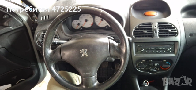 Пежо 206 1.4 бензин 75 коня 8 клапана 2003 г. Peugeot 206 SW, снимка 6 - Автомобили и джипове - 53856142