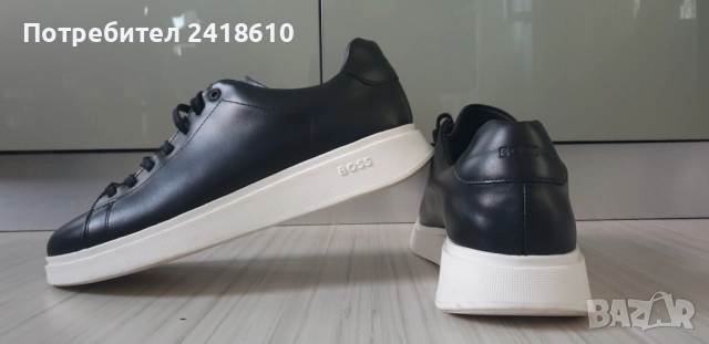Hugo Boss Leather Mens Size 45/29см ОРИГИНАЛ! Мъжки спортно - елегантни обувки естествена кожа!, снимка 10 - Кецове - 52335824