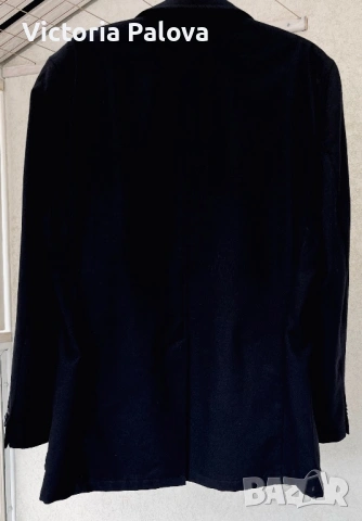 Луксозно черно кашмирено сако J.D. Fielding 100% кашмир, снимка 6 - Сака - 53990960