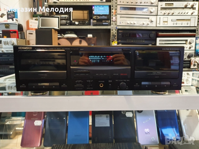 Касетен дек Kenwood KX-W4050 Много добро техническо и визуално състояние. ​