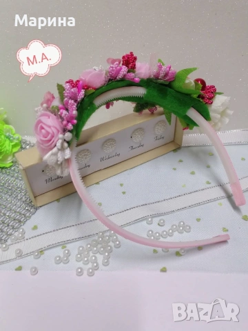 Китка за глава, вариант 31, снимка 7 - Аксесоари за коса - 54183239