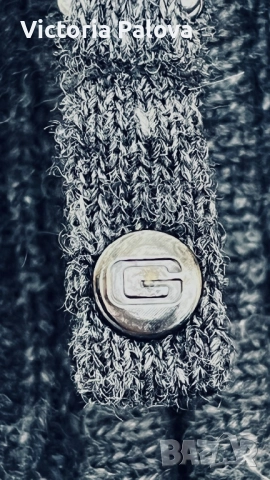 Класически сив кардиган/ жилетка с цип премиум GANT Швеция, снимка 7 - Блузи - 52430660