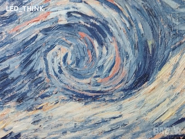 Картина Vincent van Gogh - The Starry Night - Звездна нощ, снимка 9 - Картини - 45918850