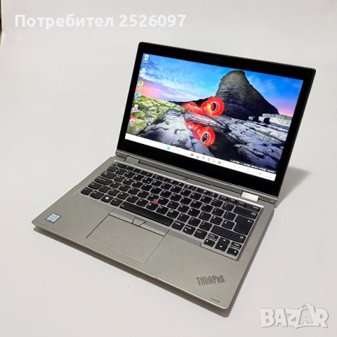 Lenovo ThinkPad L390 Yoga/IPS Touch/i5-8265U/8GB/128GB NVMe/Подсветка, снимка 3 - Лаптопи за работа - 52919654