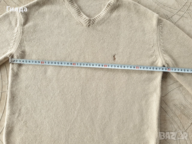 Ralph Lauren Golf 100% вълна пуловер S, снимка 13 - Блузи с дълъг ръкав и пуловери - 52770310