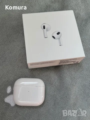 Слушалки Apple AirPods 3 , Lightning Charging Case, White, снимка 2 - Слушалки, hands-free - 47044100