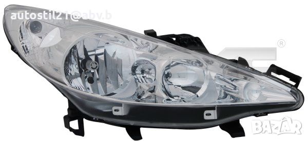 Фарове ПЕЖО 207 фар Peugeot 207 Светлини, снимка 1 - Части - 45283048