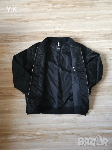 Оригинално мъжко бомбър яке Boss Corondo, снимка 3 - Якета - 51950457