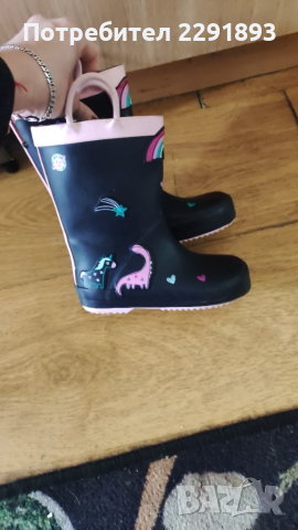 Прекрасни английски гумени ботуши!Дължина на стелката 17см., снимка 3 - Детски боти и ботуши - 52029183