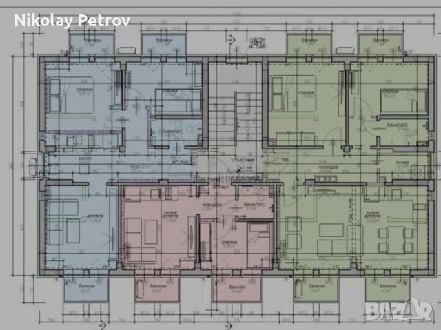 Тристаен апартамент с морска панорама (необзаведен, от собственик), снимка 14 - Апартаменти - 53065866