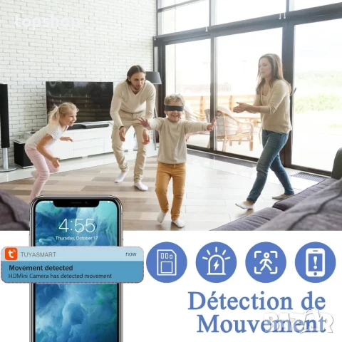 НОВА,ТЕСТВАНА, перфектна WiFi скрита камера в часовник, дистанционно наблюдение през приложение..., снимка 6 - IP камери - 50501535