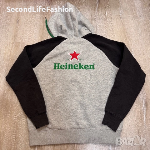 Мъжко яке суитшърт Heineken с цип  размер L, снимка 9 - Суичъри - 52287438