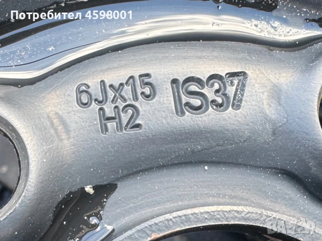 4бр.Оригинални железни джанти 15цола 5x105 + ДАТЧИЦИ за Opel Astra J,K,Chevrolet AveoC,Cruze, снимка 9 - Гуми и джанти - 54010738