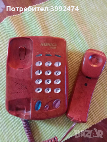 Ретро телефон, 1987г, снимка 4 - Антикварни и старинни предмети - 51434196
