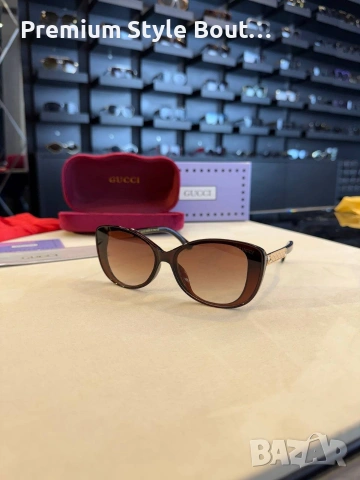 Очила  висок клас калъф на марката кутия сертификат  кърпичка tom ford Gucci , снимка 9 - Слънчеви и диоптрични очила - 53857840