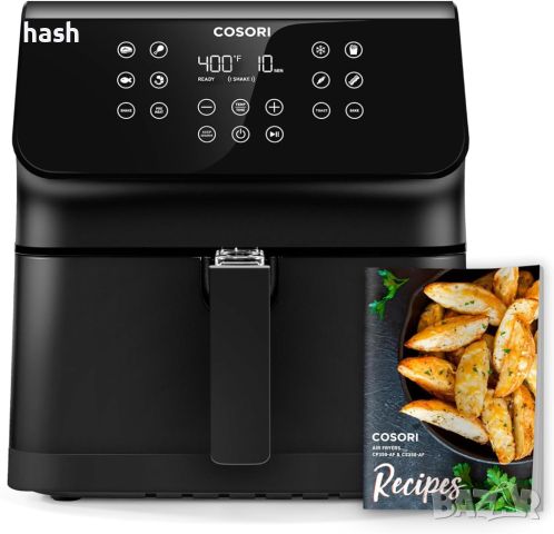 Фритюрник с горещ въздух Cosori Premium Air Fryer CP158-AF, 5.5L, Черен, снимка 1 - Фритюрници - 45809759