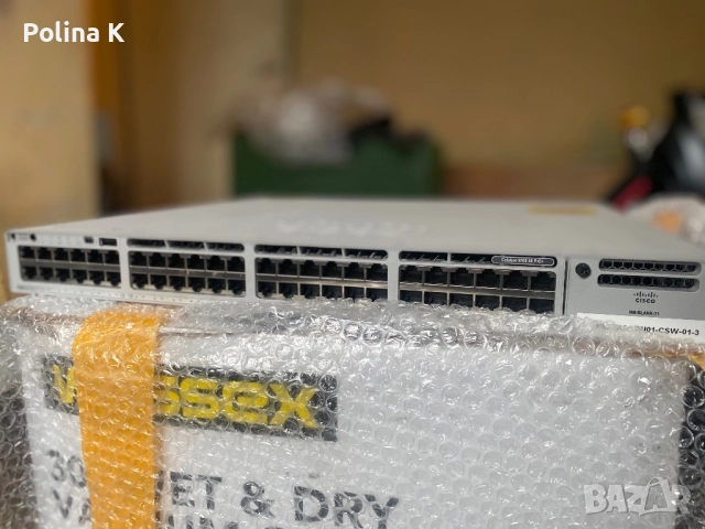 Cisco суич ( switch) C9300-48p / комутатор, снимка 2 - Суичове - 52504570