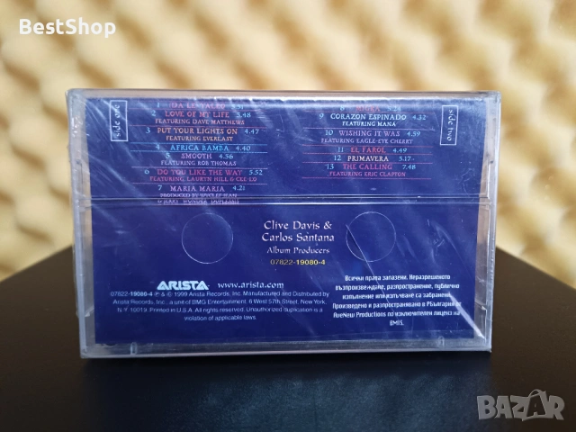 Santana - Supernatural, снимка 2 - Аудио касети - 53339766