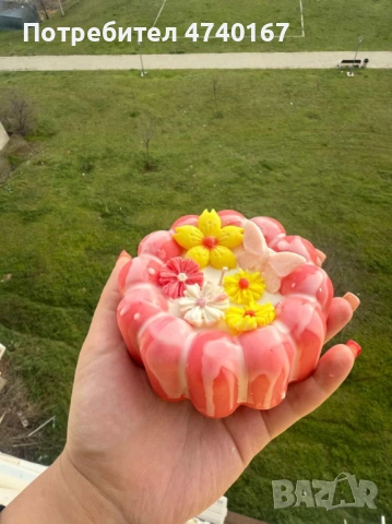 Соева свещ 8- ми Март, снимка 3 - Други - 53594810