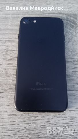 айнон 7 черен в чудесно състояние идва с оригинално зарядно с кейс , снимка 1 - Apple iPhone - 45823095