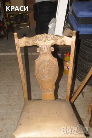 продавам старинна разтегателна маса +6 стола, снимка 8 - Маси - 49693129