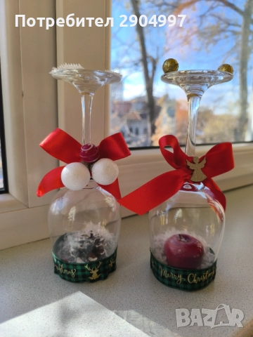 Коледни свещници , снимка 3 - Други - 52321356