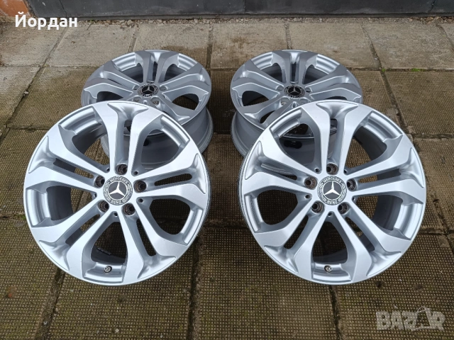 ОРИГИНАЛНИ джанти 17 ' цола 5x112 МЕРЦЕДЕС / MERCEDES BENZ ET36 7,5J 66,6, снимка 3 - Гуми и джанти - 53521977