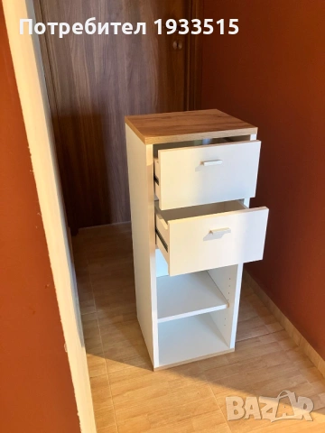 Шкаф за баня с две чекмеджета и вратичка от Lidl