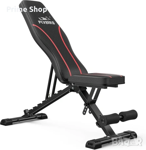 Регулируема сгъваема фитнес лежанка FLYBIRD