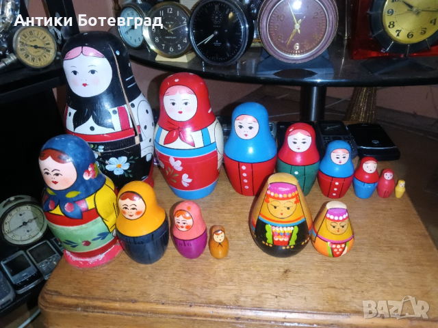стари Матриошки от СССР , снимка 2 - Други ценни предмети - 45001751