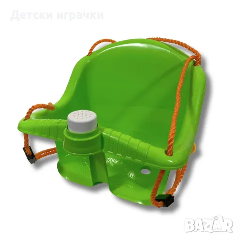 Детска люлка със свирка, пластмасова люлка 3 цвята