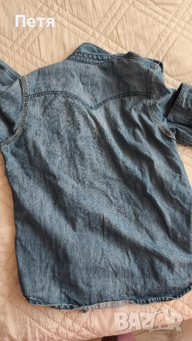 Дамско дънково яке + подарък , снимка 5 - Якета - 53643329